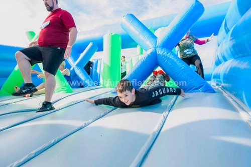 Insane Inflatable 5K Crash Course Obstacles