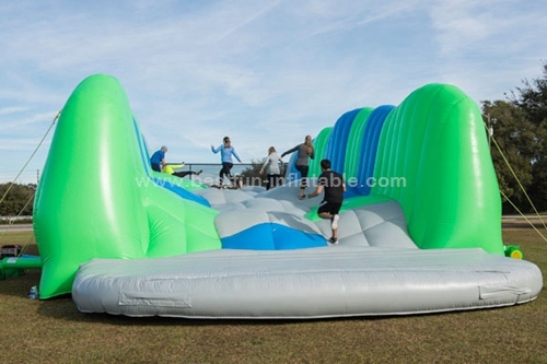 Insane Inflatable Jump Around Obstacle Course