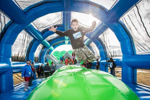 The Mad House Inflatable Obstacle Course