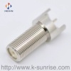 F type connector for pcb board