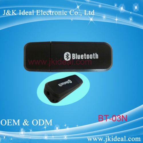 Bluetooth usb audio receiver dongle for car stereo and / speakers