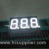 Three Digit 7 Segment Led Display Pure White Small Seven Segment Display For Electronic Device