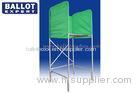 Durable Outdoor Portable Voting Booth Metal For Election Campaign