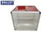 Transparent Acrylic Ballot Box Floor With Lock For Election Campaign