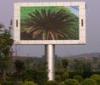 OEM High Way Advertising Outdoor Led Screens Single Pole Installation
