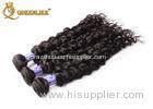 Single Drawn Double Weft Malaysian Deep Wave Virgin Hair Grade 7A Virgin Hair