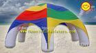 210D Rainbow Dome Inflatable Tent With 4 Spider / Camping or Advertising Tent