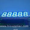 Ultra Blue 5 Digit Serial 7 - Segment Display LED Eco Friendly Custom 100 mcd 0.56