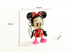 LED Minnie Mouse Sound Keychain