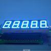 Ultra Blue 5 Digit Serial 7 - Segment Display LED Eco Friendly Custom 100 mcd 0.56&quot;