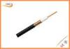 HDTV Solid Copper RF Coaxial Cable with LSOH Flame Retardant Polyolefin Jacket