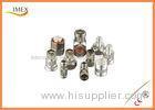 7.5Ghz Silver plate RF DIN Connector / Weatherproof Coaxial Cable Connectors