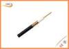 CCTV CATV SAT 50ohm RF Feeder Cable 40kW 80 mm Singal Bending With Black PE Jacket