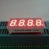 Ultra Red 4-Digit 0.30&quot; 7 Segment Led Display For Temperature / Humidity Indicator