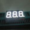 Three Digit 7 Segment Led Display Pure White Small Seven Segment Display For Electronic Device