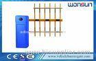 100% Heavy Duty Blue Automatic Vehicle Barrier Gate Driveway Barriers OEM Service