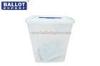 3.5mm Thickness Plastic Ballot Box White Lid With Security Seal