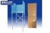 Easy Install Cardboard Voting Booth Green Cubicle For One Person