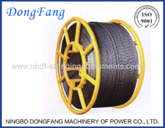 11MM Anti Twist Steel Wire Rope for single conductor or OPGW stringing