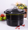 10QT cast iron 28*28*16cm dimension enamel stock pot