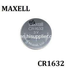 Competitive Price Bulk Pack 3V 160mAh CR1632 Lithium Button Cell
