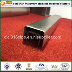 CE Grade 316 Stainless Steel Slotted Pipe Square Stainless Steel Tubing