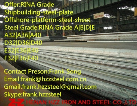 RINA F36 Shipbuilding Steel Plate
