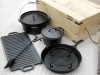 cast iron camping outer door six sets