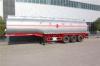 Antiskid Oil Tank Truck Trailer Carbon Steel 40 To 60 Cbm With Mud Flaps