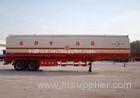 Aluminium Steel Tank Truck Trailer 45000 Liters For Oil Tanker Semi Trailer