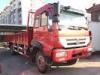 Red EURO II Truck Cargo Heavy Duty 8377x2496x3048mm With Howo 70 Cabin