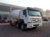 HOWO 9cbm Concrete Mixer Truck 371 HP With Eton Mixer Pump White