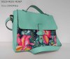 Fashion ladies canvas fabric handbag