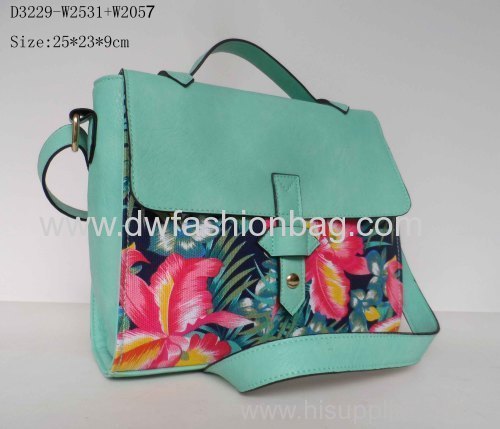 Fashion ladies canvas fabric handbag