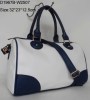 White PU ladies handbag