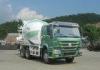 Green Concrete Mixer Truck 10 Cbm With Safety Belts For Driver