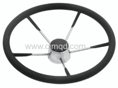 Steering Wheel AISI 316. Foam Coated