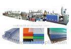 Polycarbonate Hollow Plastic Sheet Production Line For PC Hollow Cross Section Sheet