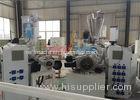 Plastic Double Screw Extruder Conical Twin Screw Extruder With Auto - Cutter