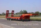 Six Double Chamber Low Bed Semi Trailer Steel Sheet 4mm Thickness