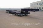 SGS Low Bed Semi Trailer With Air Suspension For Loaders Transportation