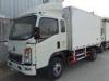 HOWO small FPR refrigerated box trucks 4X2 for fresh food transport