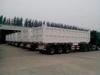 2 / 3 Axles 60T Playload Semi Dump Trailer Truck For Transport Coal Colorful