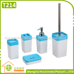 5pcs plastic bathroom set china bathroom accessories