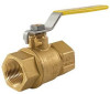 2 Piece Full Port Thread Connection 600WOG Brass Material Ball Valve 150WSP