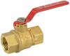 2 Piece Full Port Thread Connection 600WOG Brass Material Ball Valve with Steam Trim