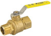 2 Piece Full Port Max X Femal Thread Connection 600WOG Brass Material Ball Valve