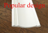 Pure White Color Gypsum GRG Cornice