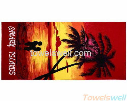 Printed Bath Towel Lint Free Ultra Soft Drying fast Super Absorbent