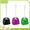 Fashion Low Price Plastic Toilet Brush With Polygon Base